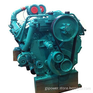 4-cycle vee 16-cylinder, turbocharged marine engine for gen-set